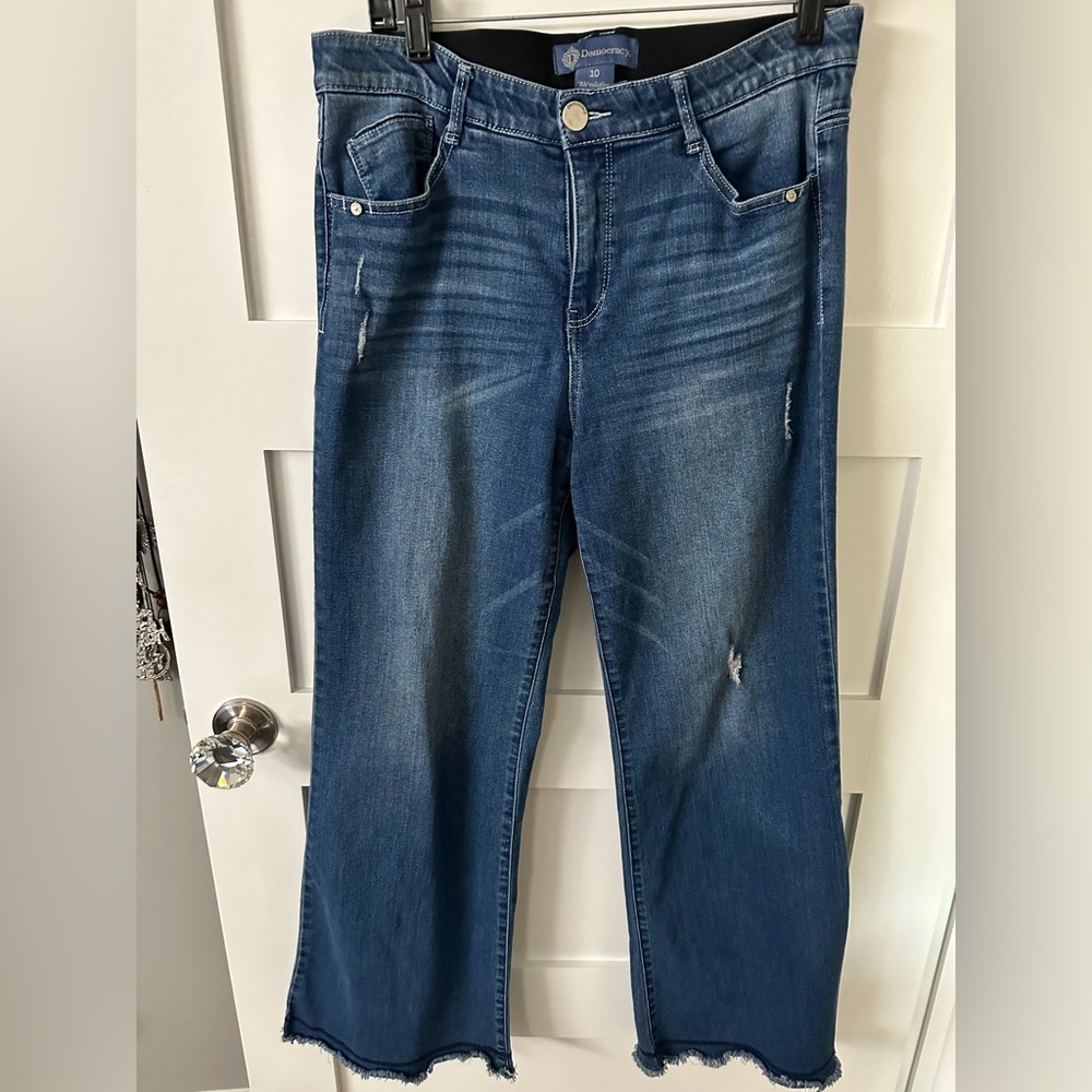 Democracy “Ab” Solution Flare Jeans size 10